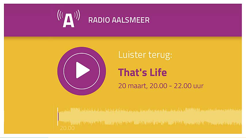 Thats life 20 maart 2026. terugluisteren