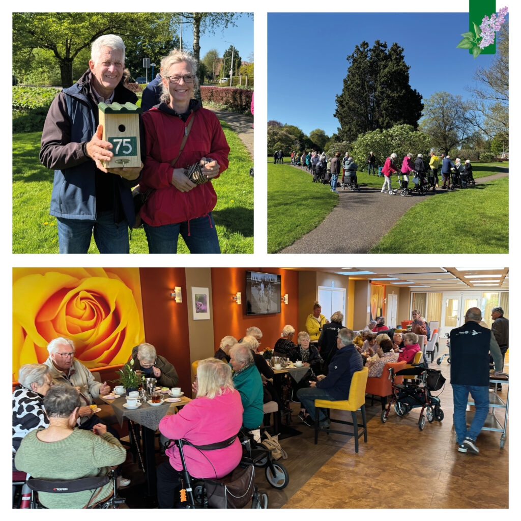 Dick en Paulien van de Rollator wandelclub Aalsmeer
