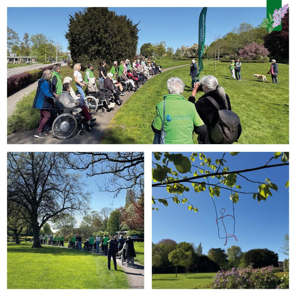 Stichting Sam rolstoelwandelen in het Seringenpark